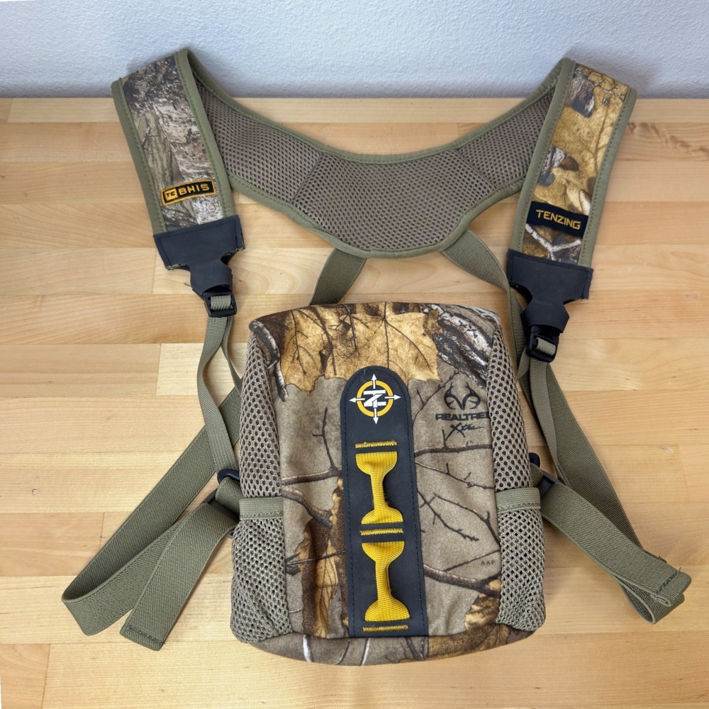 Tenzing TZ BH15 Bino Holster Binocular Harness Realtree Xtra Camo Adjustable